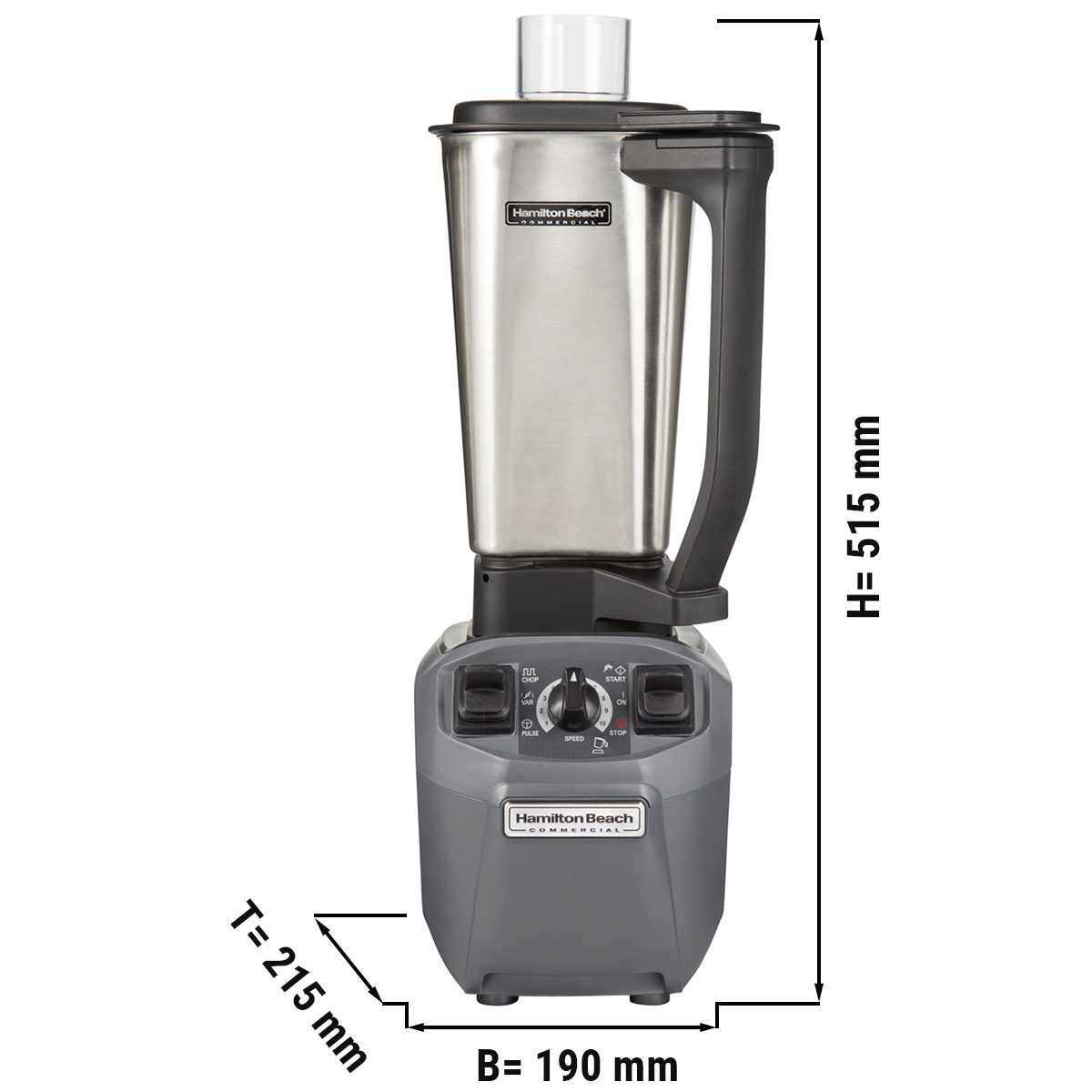 Hamilton Beach ブレンダー ステンレス容器付き Блендер Hamilton Beach EXPEDITOR - 1,8 Л - 1800 Watt - металева