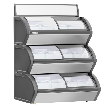 Морозильна вітрина - 3 секції GGM Gastro - 1