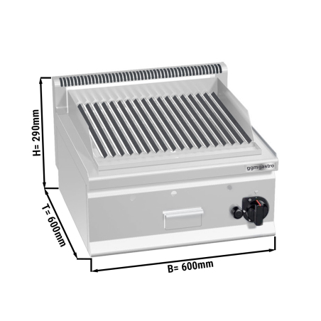 Гриль лавовий газовий (8 кВт) GGM Gastro - 1