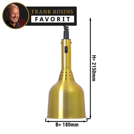 Мармит-лампа (Ø 180 мм / материал: латунь) GGM Gastro - 1