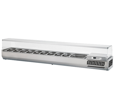 Холодильна вітрина під гастроемності 2,3 x 0,35м - 11 x GN 1/4 GGM Gastro - 2