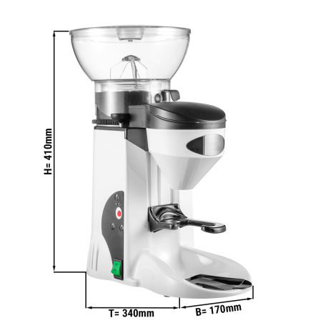 Кофемолка - обьем воронки: 1 кг / цвет: белый GGM Gastro - 1