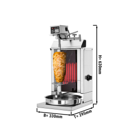 Гриль для шаурми з 1 нагрівальним елементом / макс. 5 кг GGM Gastro