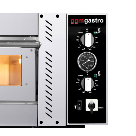 Електрическая печь для пиццы - 6х30 см - механическое управление - 6