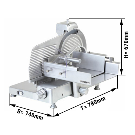 Слайсер (диск: Ø 370 mm ) GGM Gastro - 1