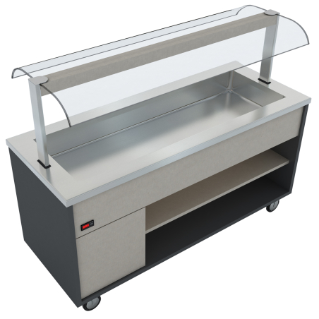 Теплова витрина - 1,9 x 0,8 m - 5x GN 1/1 GGM Gastro - 3