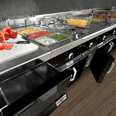 Плита електрична, 2 круглі конфорки (5,2 кВт) GGM Gastro - 6