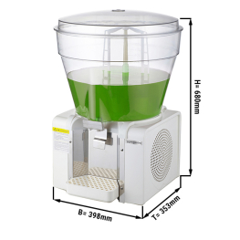 Диспенсер для айрану / Диспенсер для соку - 50 Л GGM Gastro