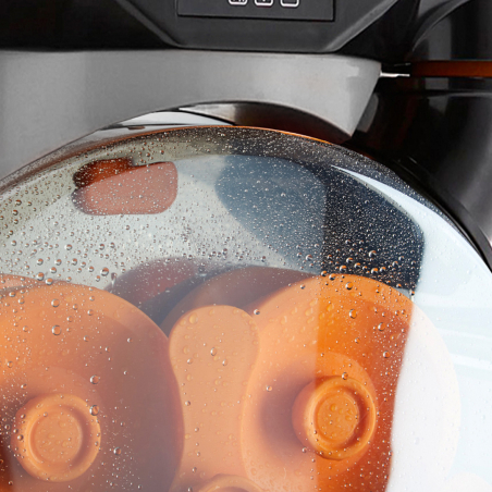 Прес для цитрусових електричний - срібло - автоматичний - з регульованим зливним краном краном GGM Gastro - 6