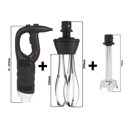 Миксер погружной (набор) с 200mm нож-ногой - 450 Watt GGM Gastro - 1
