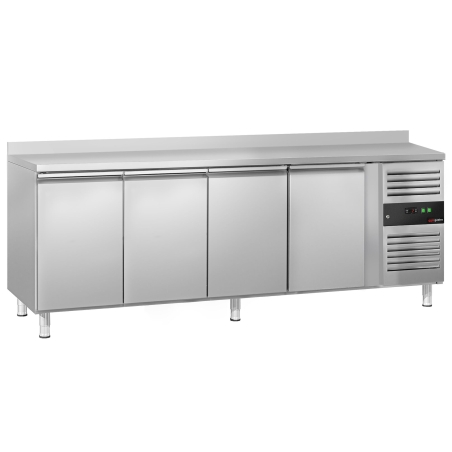 Холодильный стол с бортом ЕСО - 2,2 x 0,7 m / 4 двери GGM Gastro - 3