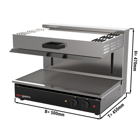 Гриль саламандра SPEZIAL - ліфтовий - 0,5 m GGM Gastro - 1