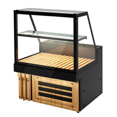 Прилавок для хліба - 1,3 x 0,8 m GGM Gastro - 3