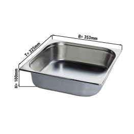 Гастроємність GN 2/3 - глибина: 100 мм GGM Gastro