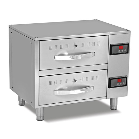 Теплова шафа з 2 шухлядами - 0,82 m - GN 1/1 GGM Gastro - 5