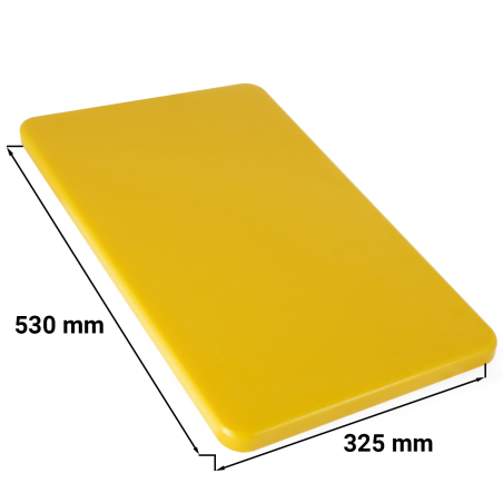 Доска для нарезки – 53 x 32,5 см – 2 см – желтый GGM Gastro - 1