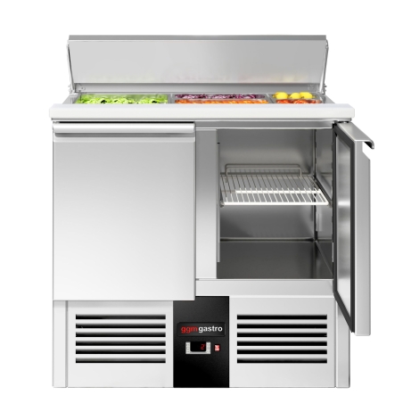 Холодильный стол саладетта PREMIUM - 0.9 x 0.7 m / 2 двери / объем: 240 л GGM Gastro - 4
