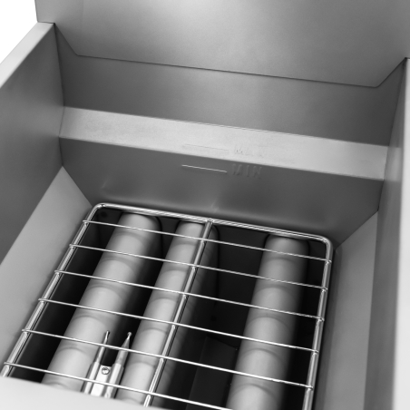 Фритюрниця газова 16 літрів / 27 кВт GGM Gastro - 4