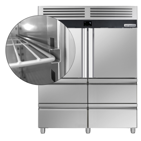 Холодильна шафа / 1400- літрів / кількість дверей- 6 / GGM Gastro - 6