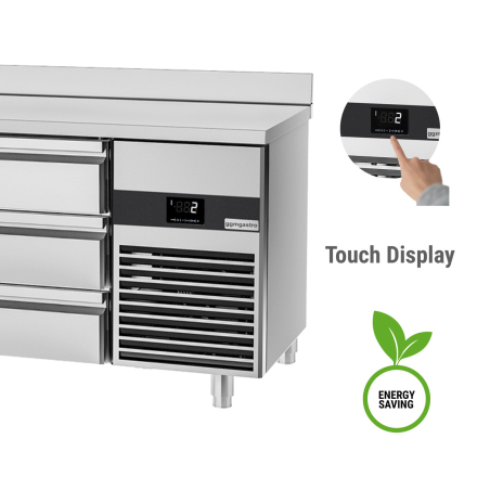 Холодильный стол PREMIUM - 2.3 x 0.7 m (12 выдвижн.секций) GGM Gastro - 4