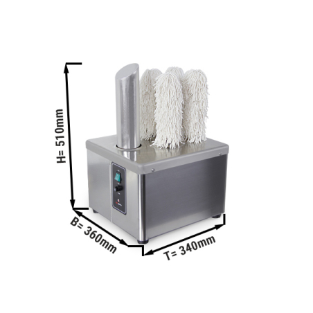 Машина для полірування склянок, із 5 валиками GGM Gastro - 1