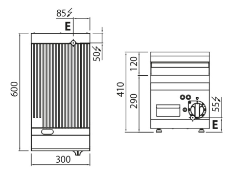 Жарочная поверхность (электрическая/рифленая) GGM Gastro - 4