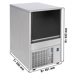 Льодогенератор 19 кг / 24 год.  GGM Gastro