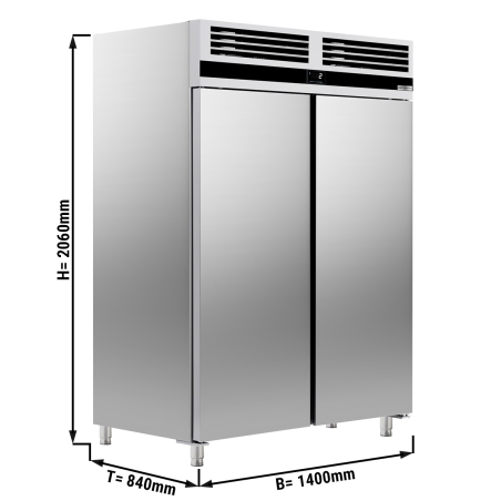 Холодильна шафа / 1400- літрів / кількість дверей- 2 / GGM Gastro - 1