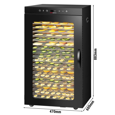 Дегідратор - 20 полиць чорний GGM Gastro - 2