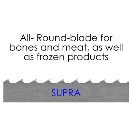 Полотно стрічкової пили Conquest - 2,4 м - зуби 10 мм (5 шт. в упаковці) GGM Gastro - 1