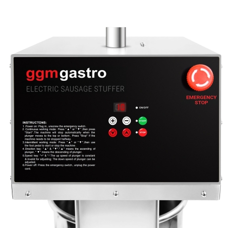 Машина для формирования колбас 25 литров (горизонтальная) GGM Gastro - 11