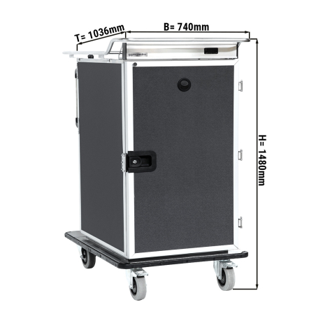 Банкетний візок холодильний - 12x GN 2/1 GGM Gastro - 1