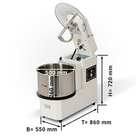 Тестомес (объём 53 л/44 кг) GGM Gastro - 1