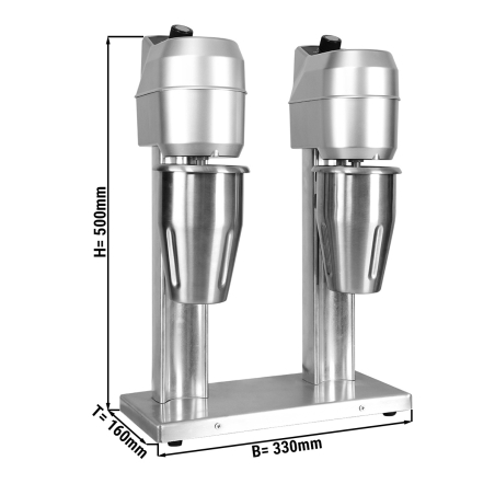 Миксер для молочных коктейлей - 2х 1л GGM Gastro - 1