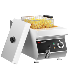 Фритюрниця 11,5 літрів / з краном зливу  GGM Gastro