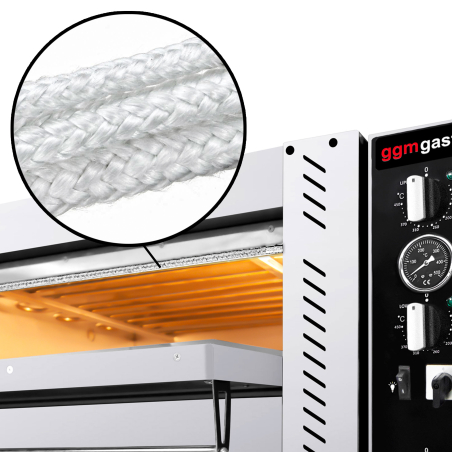 Електрическая печь для пиццы - 4х34 см - механическое управление - 7