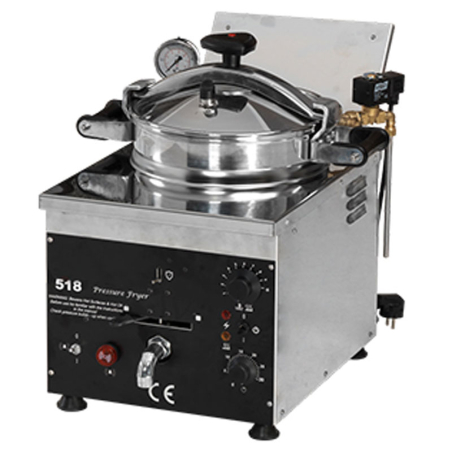 Фритюрниця високого тиску - 20 Л GGM Gastro - 4