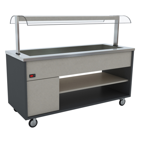 Теплова витрина - 1,9 x 0,8 m - 5x GN 1/1 GGM Gastro - 6