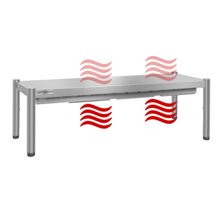 Тепловий міст PREMIUM 1,2 m - один рівень 0,4 m висота GGM Gastro - 2