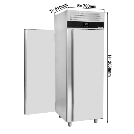 Морозильный шкаф с проходными дверями - 0,7 x 0,81 m / объем: 700 л GGM Gastro - 1