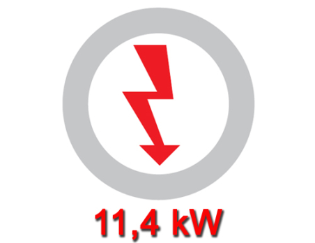 Поверхня жарова електрична - рифлена (11,4 кВт) GGM Gastro - 5