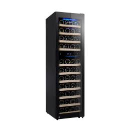 Холодильник винний 160 літрів / з 2 кліматичними  зонами   GGM Gastro