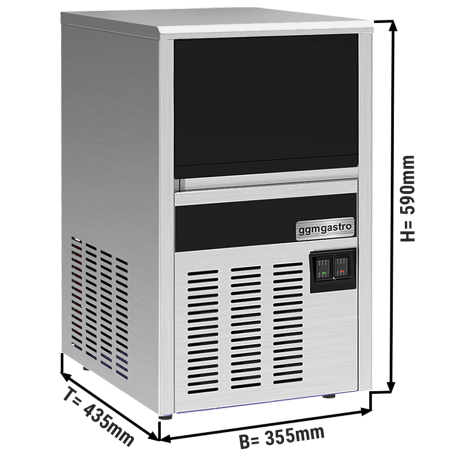Льдогенератор - циліндр - 22 kg/ 24 h GGM Gastro - 1