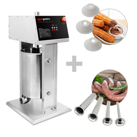 Машина для формирования колбас 25 литров (горизонтальная) GGM Gastro - 1
