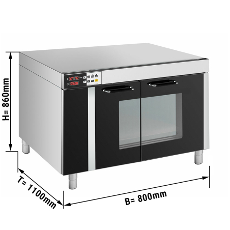 Шафа розстійна на 8x EN 60 х 40 см GGM Gastro - 1