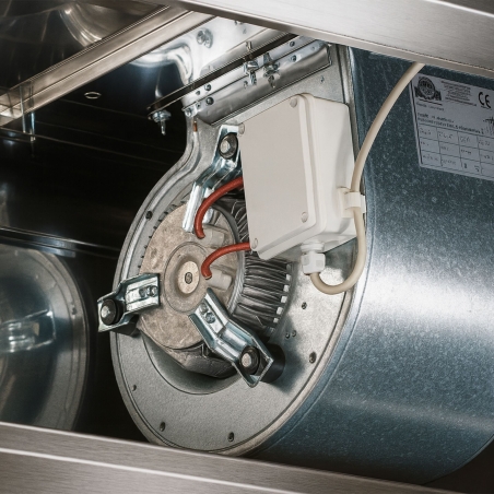 Зонт вытяжной пристенный 2,0 м (мотор, регулятор, фильтр, лампа) GGM Gastro - 6