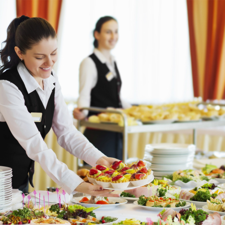 Сервірувальний візок – 1,0 м - з 3x рівнем GGM Gastro - 4