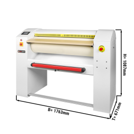 Гладильная машина (длина ролика: 1250 мм / производительность: 30 кг/ч) GGM Gastro