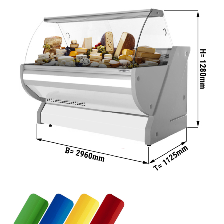 Холодильная витрина (обьем: 570 л) GGM Gastro - 1