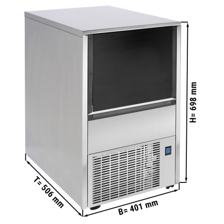 Льдогенератор кубикового льда (производительность: 29 кг / 24 ч) GGM Gastro - 1